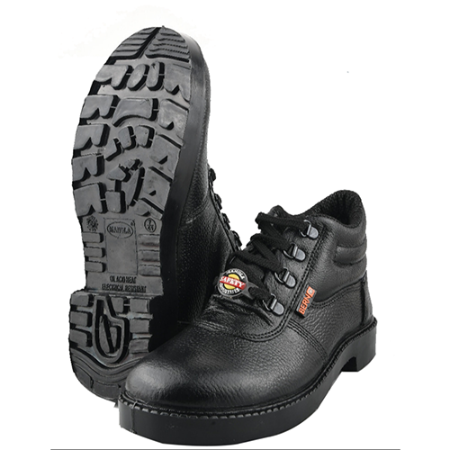 Leather Safety Shoe with Rubber Sole Manufacturer in Delhi Leather Safety Shoe with Rubber Sole Manufacturer in Delhi